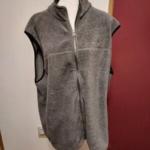 Izod Grey Jacket vest VGC arm pit to pit 22 length 30